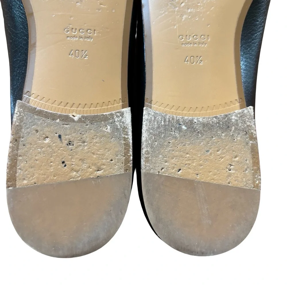 Gucci Leather Ballet Flat Size 40.5 or 10.5 GUC - Picture 8 of 16